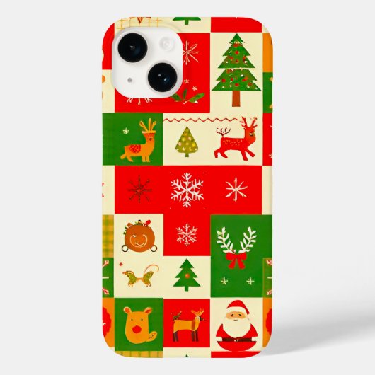 お祭り気分でクリスマス🎁✨ スノーウィーチア ウィンタービブス Case-Mate iPhoneケース (裏面)