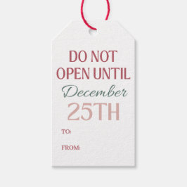 お祭り気分のクリスマスギフトタグ ギフトタグ