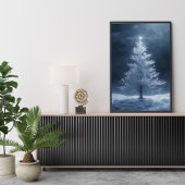 お祭り気分のクリスマスツリーポスター ポスター