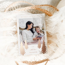 お祭り気分のクリスマスツリー２ショット