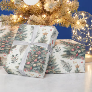 お祭り気分のクリスマス包装紙 ラッピングペーパー
