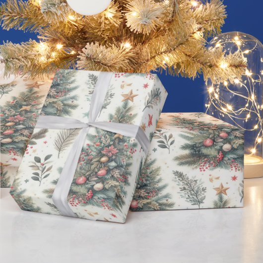 お祭り気分のクリスマス包装紙 ラッピングペーパー (クリスマス)