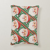 お祭り気分のクリスマス 腰クッション - 陽気なホリデーシーズン アクセントクッション (裏面(縦))