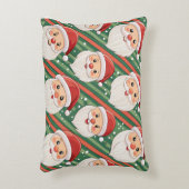 お祭り気分のクリスマス 腰クッション - 陽気なホリデーシーズン アクセントクッション (正面(垂直))