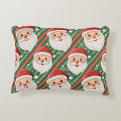 お祭り気分のクリスマス 腰クッション - 陽気なホリデーシーズン アクセントクッション (裏面)