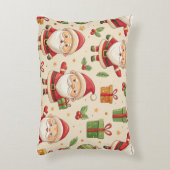 お祭り気分のクリスマス 腰クッション - 陽気なホリデーシーズン アクセントクッション (正面(垂直))