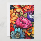 お祭り気分のタコス＆テキーラ カップルシャワーパーティー 招待状 (裏面)