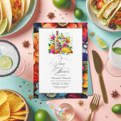 お祭り気分のタコス＆テキーラ カップルシャワーパーティー 招待状