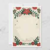 「お祭り気分のホリデーグリーティングカード」 シーズンカード (裏面)