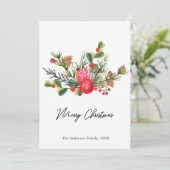 お祭り気分のホリーデイ　クリスマスカード 招待状 (スタンド正面)