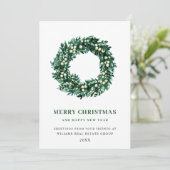 お祭り気分のホーリー wreath クリスマス 法人向けグリーティング (スタンド正面)