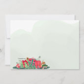 お祭り気分のボクシングデー ホリデーカード (裏面)