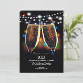 お祭り気分の大晦日パーティー招待状 招待状 (スタンド正面)