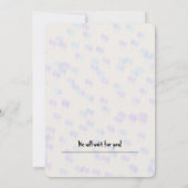 お祭り気分の誕生日パーティー 招待状 (裏面)