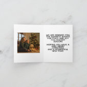 お祭り気分を満喫！クリスマスカード カード (内部)