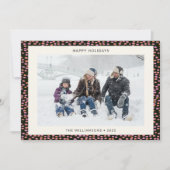 お祭り気分を盛り上げる ブラックボーダー クリスマス フォト (正面)