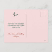 お祭り気分を高めるクリスマスカード シーズンポストカード (裏面)