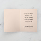 お祭り気分満載のインテリアの部屋、暖炉、猫たち、ヴィンテージ風 カード (内部)