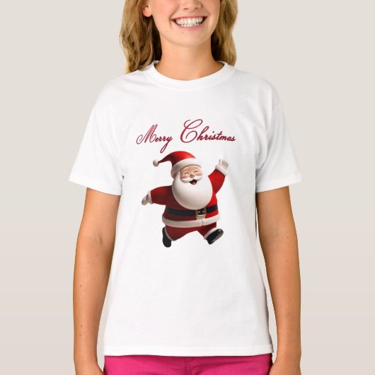 お祭り気分満載のクリスマス子供用Tシャツ Tシャツ (正面)