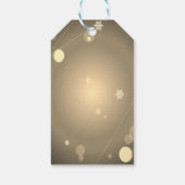 お祭り気分満載のブルークリスマスリース , コンフェッティ ギフトタグ (裏面)