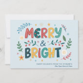 お祭り気分満載の明るい 非写真 シーズンカード (正面)