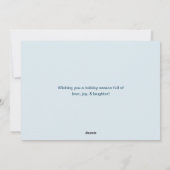 お祭り気分満載の明るい 非写真 シーズンカード (裏面)