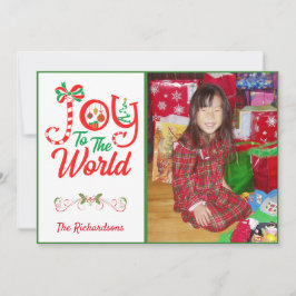 お祭り気分、世界に喜びを | フォトホリデーカード シーズンカード