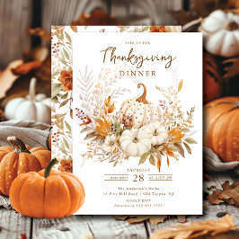 お祭り的なハーベスト感謝祭 招待状