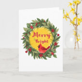 お祭り的なホリデー折り紙グリーティングカード カード (黄色い花)