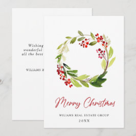 お祭り的なホリーワreath クリスマス 法人挨拶