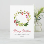 お祭り的なホリーワreath クリスマス 法人挨拶 (スタンド正面)