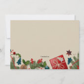 お祭り的なボクシングデーの招待状 招待状 (裏面)