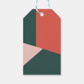 お祭り色ブロッククリスマスギフトタグ ギフトタグ (裏面)