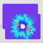 お祭り雪の結晶 シーズンカード (正面/裏面)