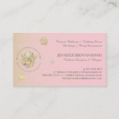 お祭り風ゴールドバルーン ラスティックパーティー イベントプランナー 名刺 (裏面)