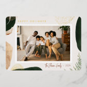 お祭り アブストラクト フォト 箔シーズンカード (正面)