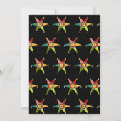 お祭り カップル シャワー ナチョ アベレージ カップル ファン 招待状 (裏面)