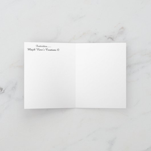 お祭り..... カード (内部)