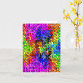 お祭り..... カード (黄色い花)