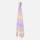 お祭り スノーフレーク パターン ホリデー ブルー #3 ネクタイ (裏面)