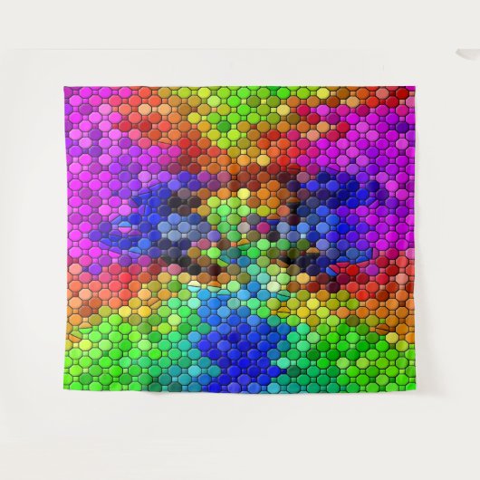 お祭り..... タペストリー (正面(横))