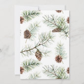 お祭り ナチュラル リース ホリデー お気に入りのもの 招待状 (裏面)