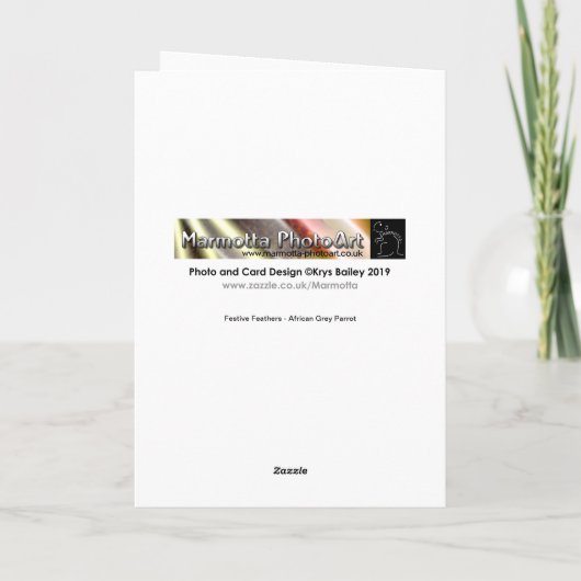 お祭り フエザー カード (裏面)