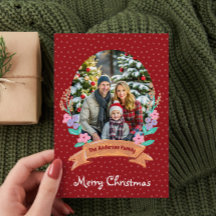 お祭り フローラル リース クリスマス 赤 フォト