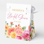 お祭り ブライト フラワー スライス 柑橘類 ブライダル シャワー フェイバーボックス (裏面サイド)