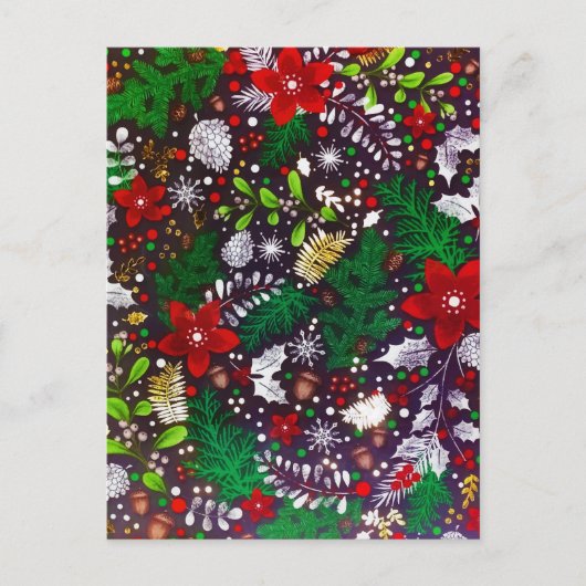 お祭り ヴィンテージ クリスマス ボタニカル フォレスト (正面)