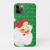 お祭り ヴィンテージ サンタクロース ホリーハード Case-Mate iPhoneケース (裏)