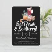 お祭り 食べて飲んで楽しく！ 招待状 (スタンド正面)