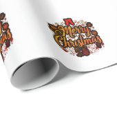 「お祭霜の降りたり：クリスマスワンダーランドファッション」 ラッピングペーパー (ロールコーナー)