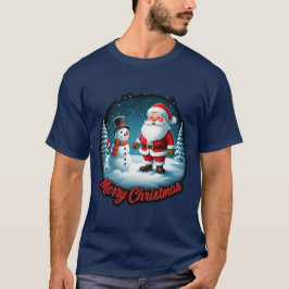 「お祭霜の降りたり：クリスマスワンダーランドファッション」 Tシャツ